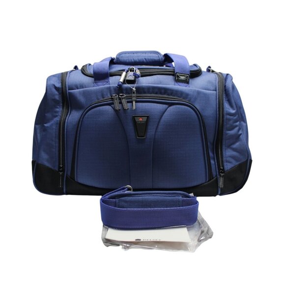 Delsey vintage zip top medium trolley weekender duffle travel bag